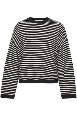 In Wear Ina pullover in black and white stripe