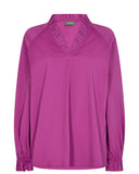 Mos Mosh Amelia Blouse in vivid viola