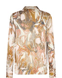 Mos Mosh Letana Marble Long Sleeve Shirt