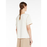 Weekend Max Mara Gilbert Satin Top in ivory