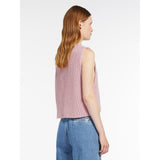 Weekend Max Mara Palchi Gilet Style Sweater In Pink