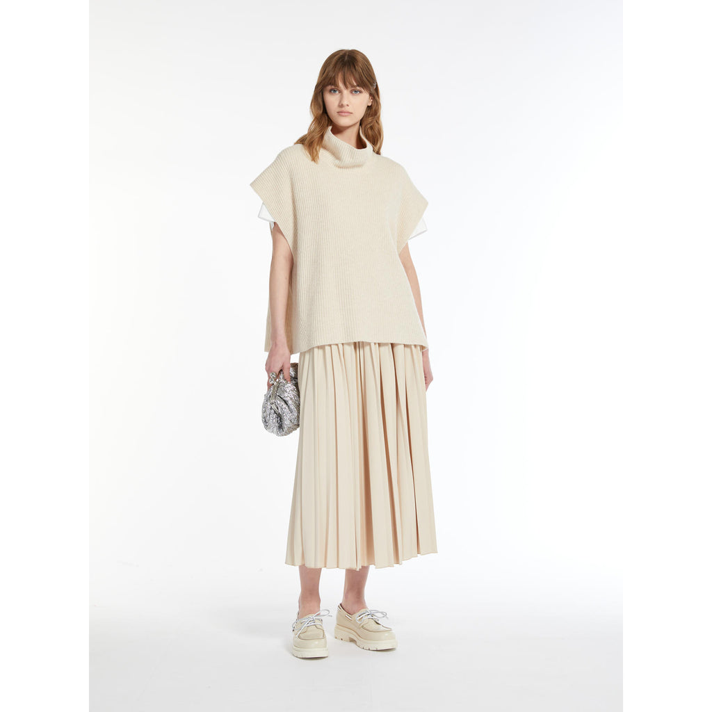 Weekend Max Mara Polo Funnel Neck Gilet in Cashmere Blend