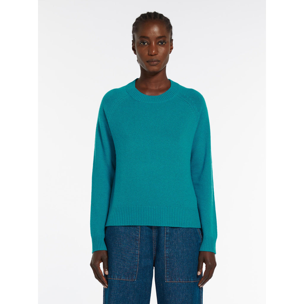 Weekend Max Mara Scatola Sweater in Turquoise