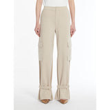 Weekend Max Mara Oliato Jersey Trousers in Sand