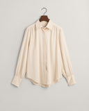 Gant Regular Satin Shirt in colour Linen
