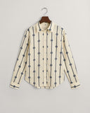 Gant Monogram Striped Cotton Shirt