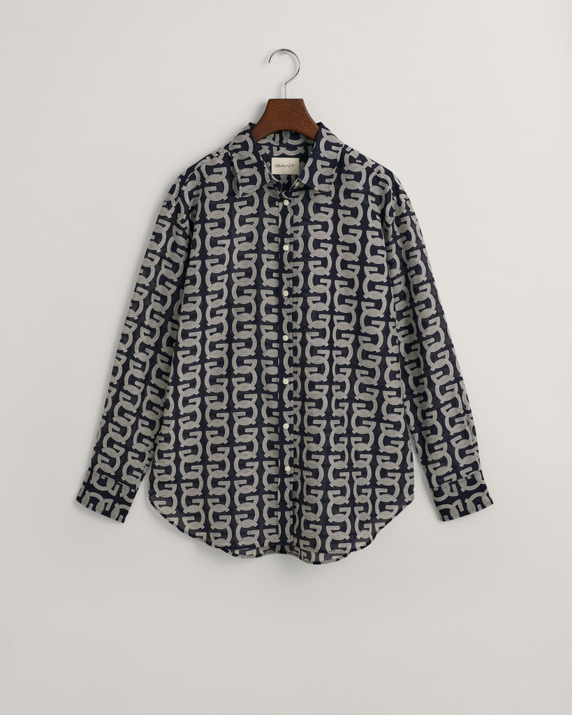 Gant Pattern Cotton Silk Shirt