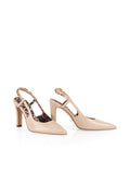Marc Cain Sling Back Shoe with Chain Detail