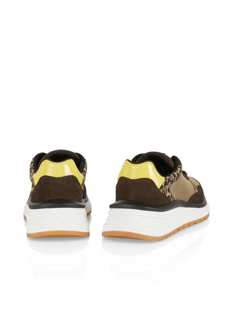 Marc Cain Slip on sneakers with leopard print detail