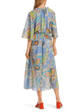 Marc Cain Printed Dress in Flowing Fabric