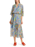 Marc Cain Printed Dress in Flowing Fabric