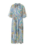 Marc Cain Printed Dress in Flowing Fabric