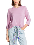 Marc Cain T-shirt with Sleeve in Pink