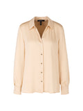 Marc Cain Classic Blouse with v-neck in dark cream
