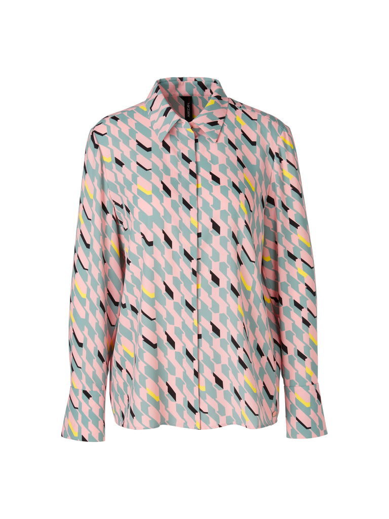 Marc Cain blouse with geometric print