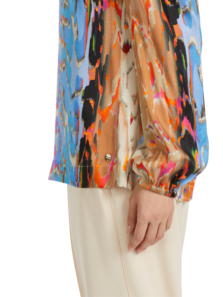 Marc Cain Loose Fitting Fine Silk Blouse