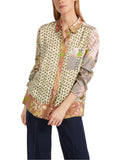 Marc Cain Shirt blouse with Autumnal Print