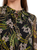 Marc Cain dress with chiffon sleeve and all-over floral print