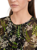 Marc Cain chiffon blouse with all over print