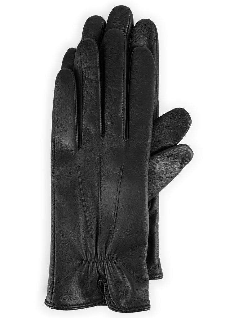 Marc Cain Leather Gloves in Black