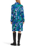 Marc Cain Casual Printed Dress in Green Print