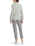 Marc Cain knitted sweater in silver grey