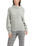 Marc Cain knitted sweater in silver grey