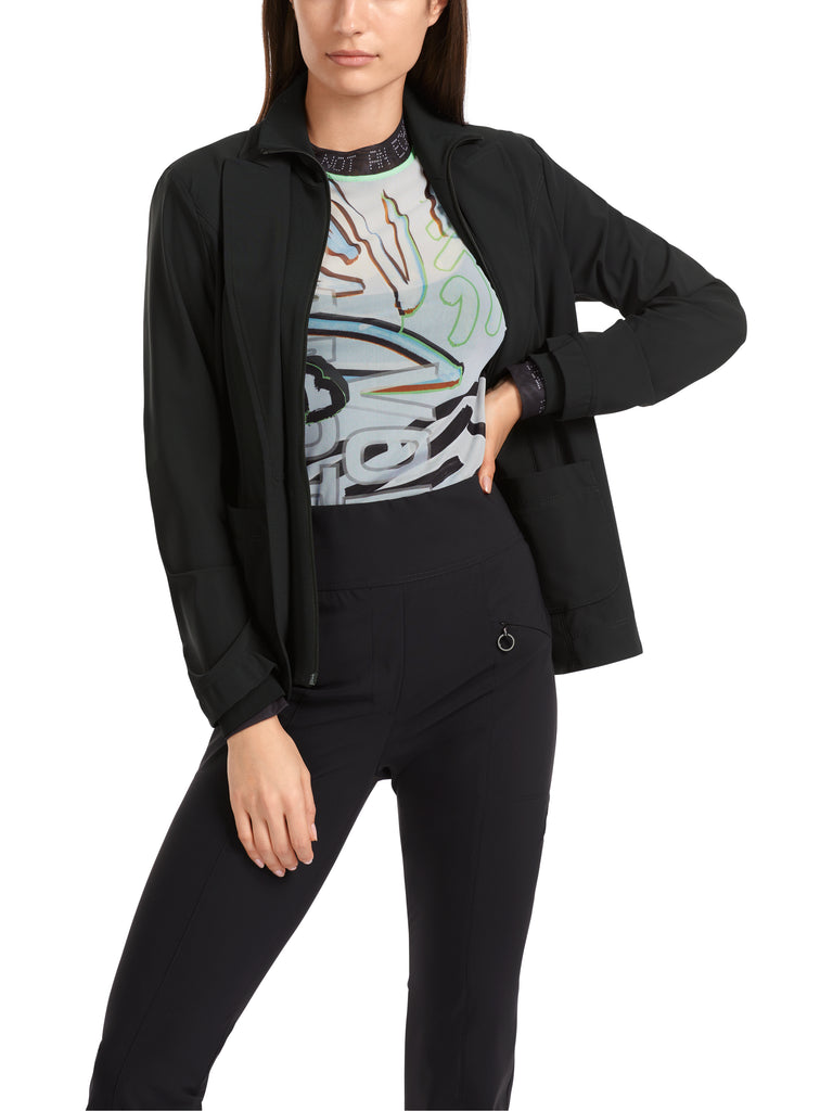 Marc Cain Two-in-one blazer in black