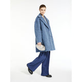 Weekend Max Mara Pepli couture style coat in wool mohair and alpaca