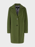 Marc Cain Wool Blend Coat in Green