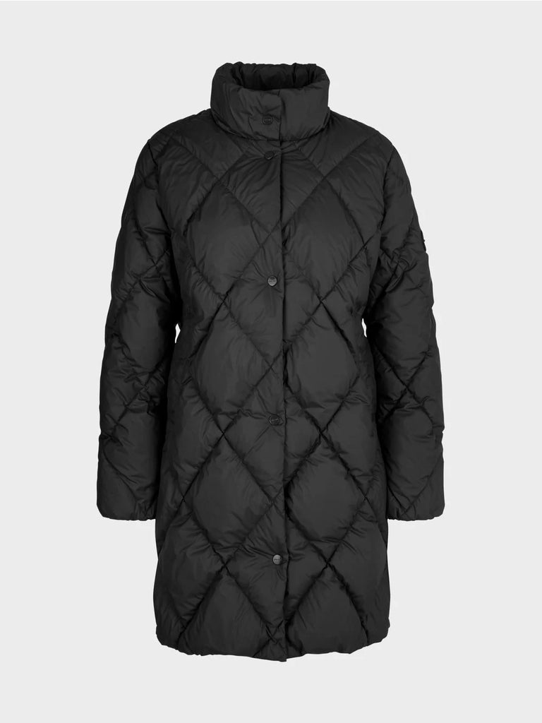 Marc Cain Quilted Outdoor Jacket in black