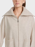 Marc Cain Wool and Cashmere Blend Cardigan with Zip Detail