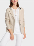 Marc Cain Blazer with Knitted Cuff and Collar Detail