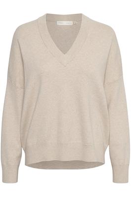 In Wear Foster V-Neck Sweater in Simply Taupe